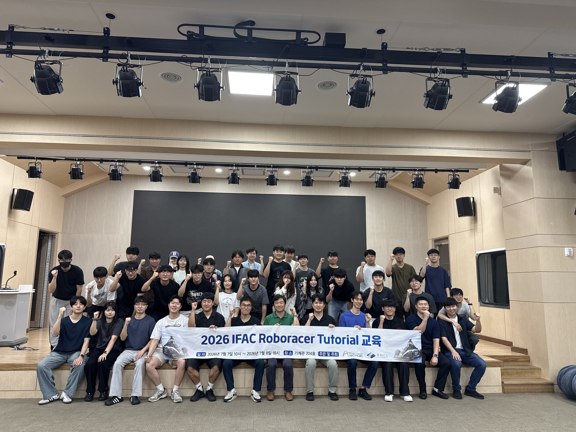 HMCL 2026 IFAC Roboracer Tutorial bootcamp group photo