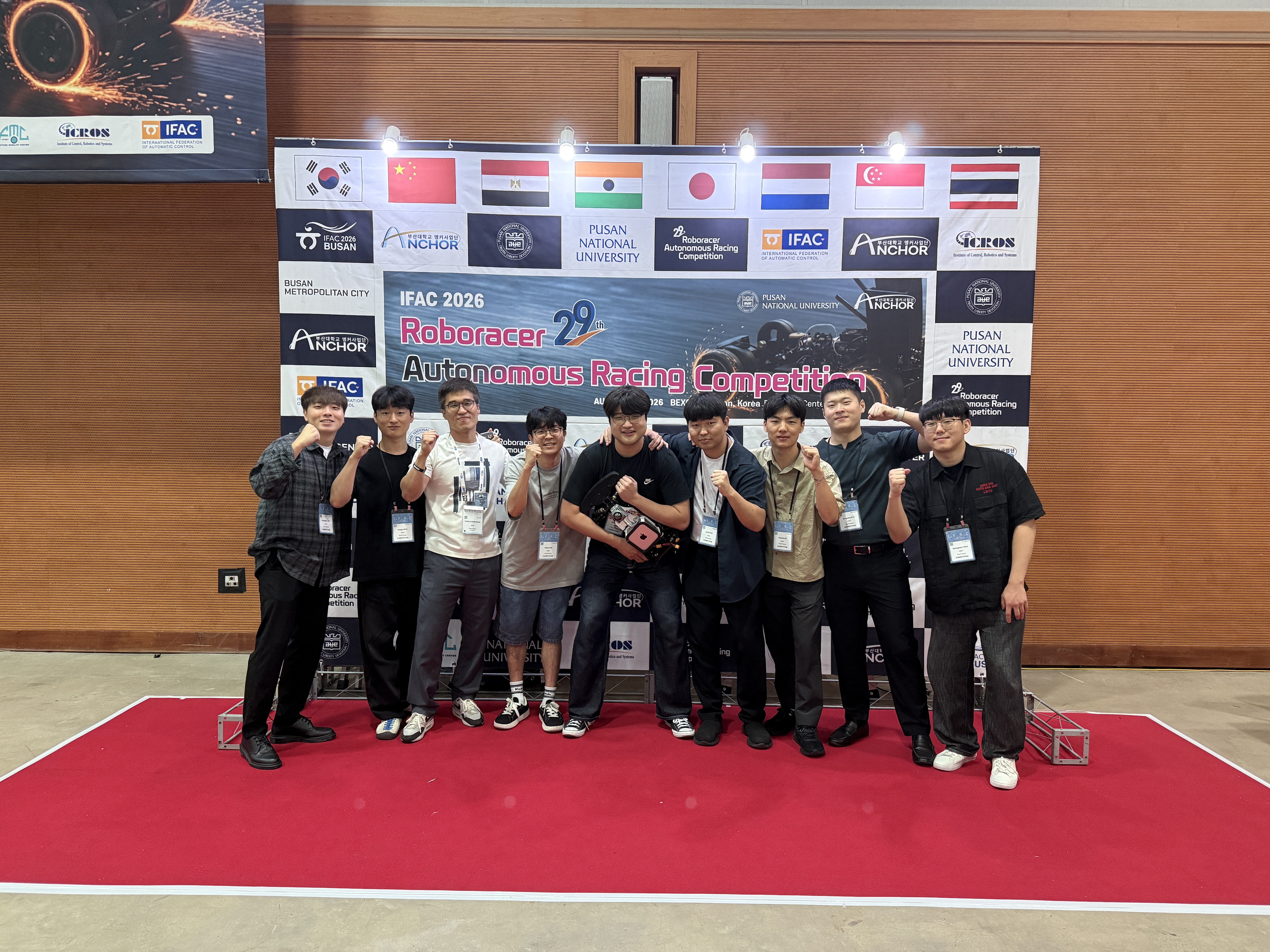 HMCL group at the 2026 IFAC RoboRacer competition