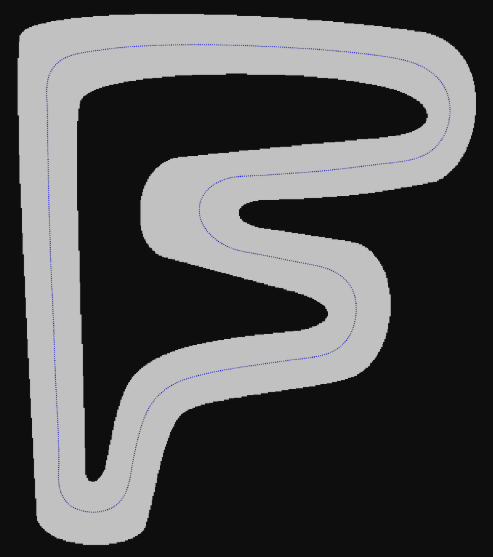 골격에서 추출한 Centerline