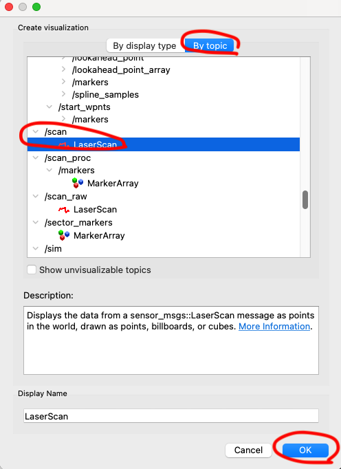 Add scan topic