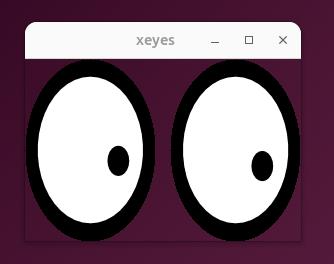 xeyes GUI 확인